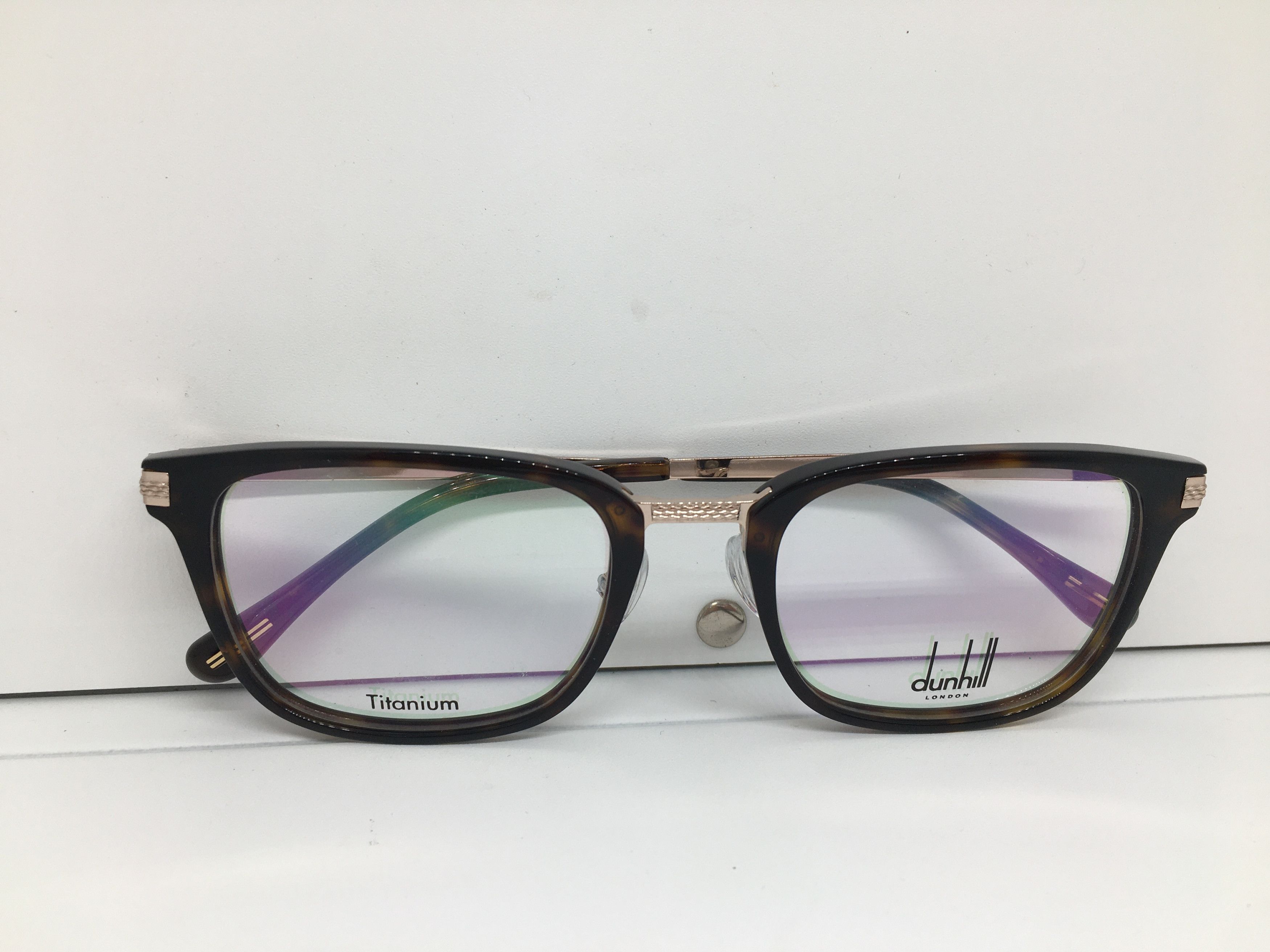 Other Dunhill P3 Shape Tortoise RX Eyeglasses Frame Size ONE SIZE - 8 Thumbnail