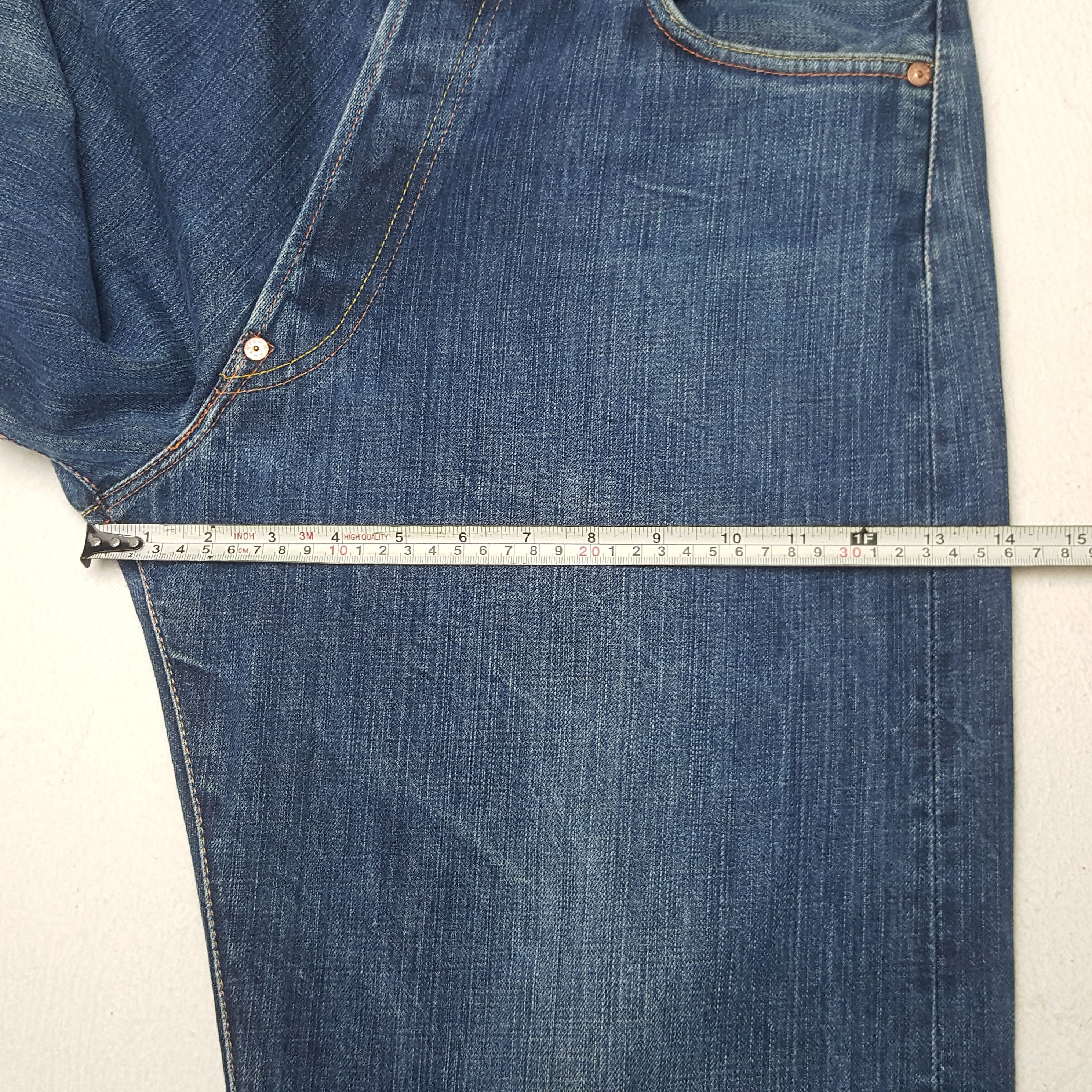 Evisu × Vintage Vintage Evisu Japan Custom Rare Daicock Denim Jeans Size US 32 / EU 48 - 9 Thumbnail