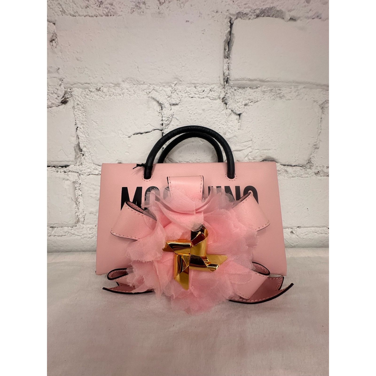 Moschino SS24 MOSCHINO Couture 40 Pink Leather Shopper Pink Crossbody Size ONE SIZE - 4 Thumbnail