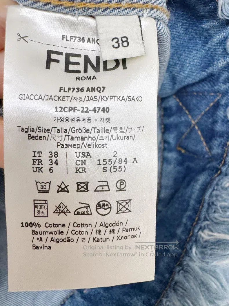 Fendi Fendi Denim Jacket Size XXS / US 00 / IT 34 - 5 Thumbnail