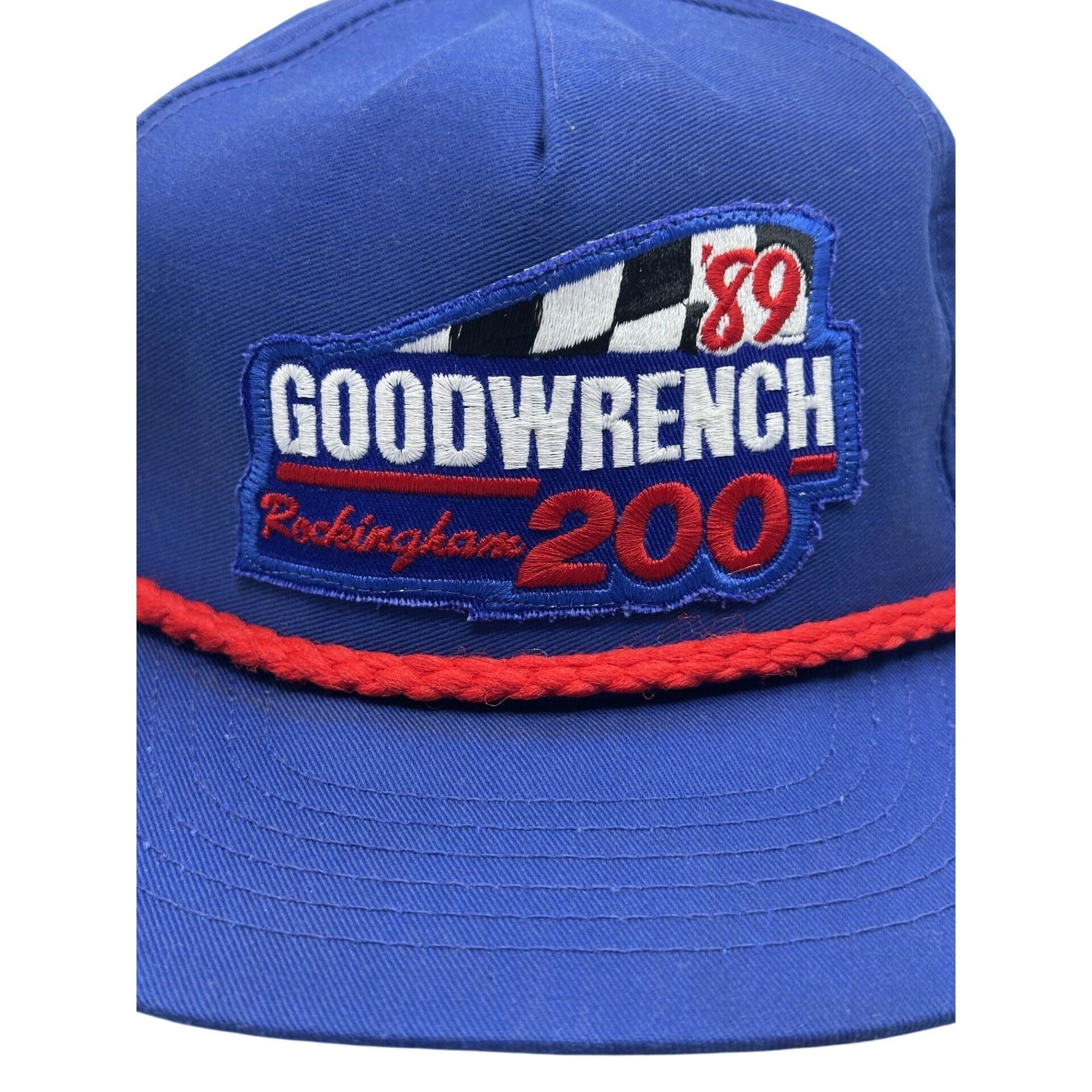 Other Vintage 1989 USA MADE Goodwrench NASCAR Patch Trucker Hat Sn Size ONE SIZE - 2 Thumbnail