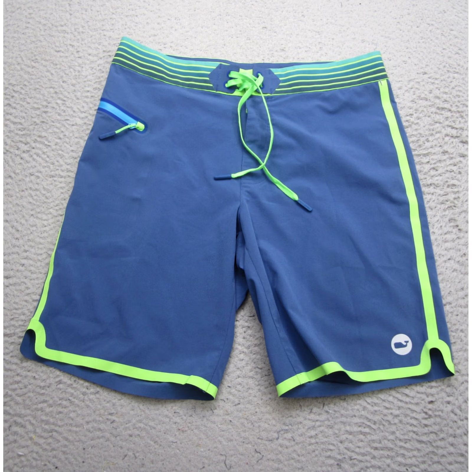 Vineyard Vines Vineyard Vines Swim Trunks Men L Blue Performance Board Short 90s Size US 33 - 2 Thumbnail