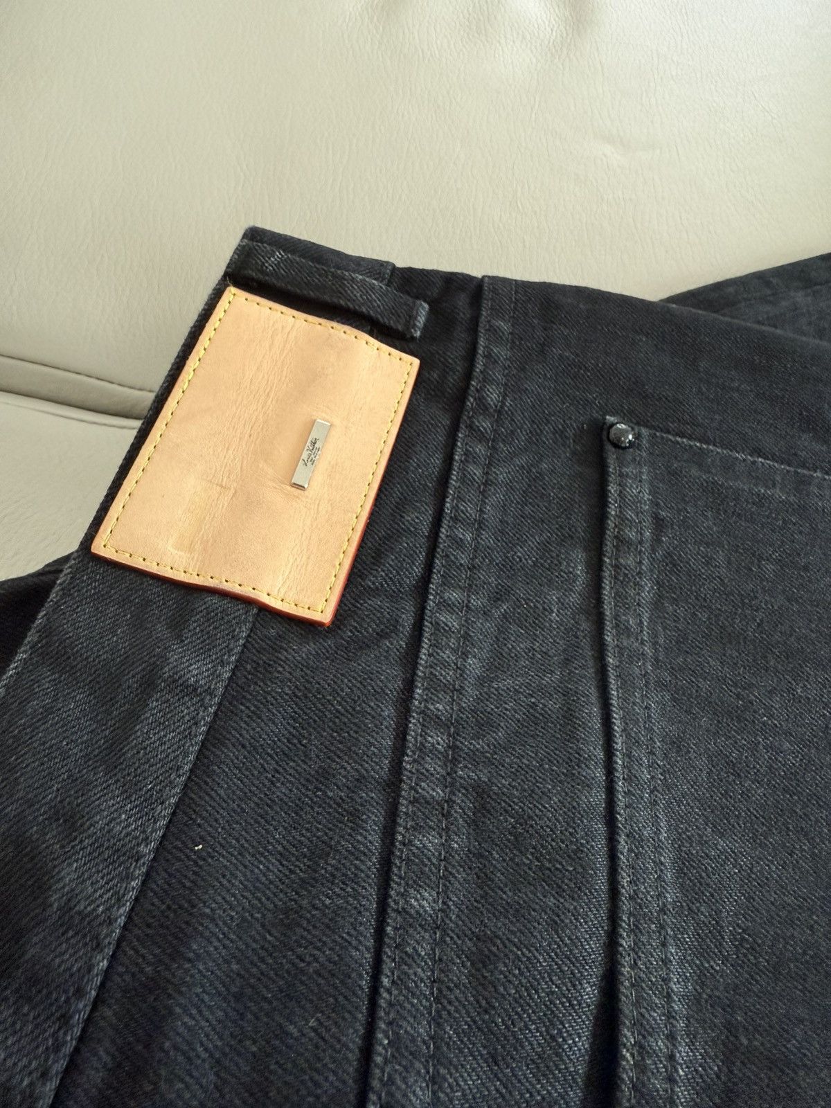 Louis Vuitton Louis Vuitton Japanese Denim Black 2023 Virgil Size US 36 / EU 52 - 6 Thumbnail