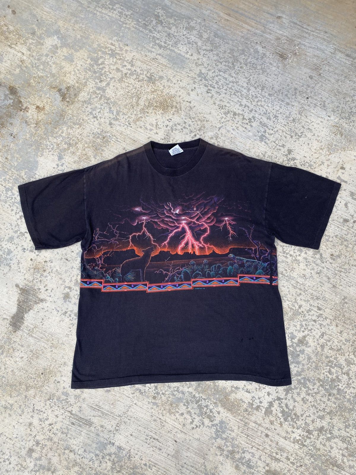 Habitat × Vintage Vintage 90’s Habitat lighting mirror baggy tees Size US XL / EU 56 / 4 - 1 Thumbnail