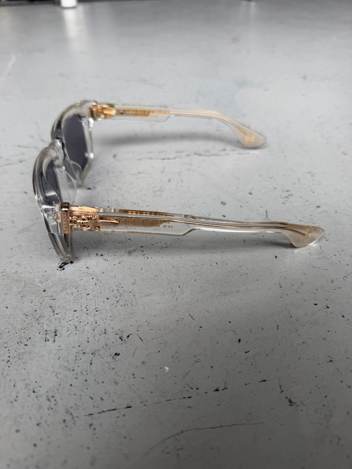 Chrome Hearts Chrome Hearts Crystal Box Officer Sunglasses Size ONE SIZE - 4 Thumbnail