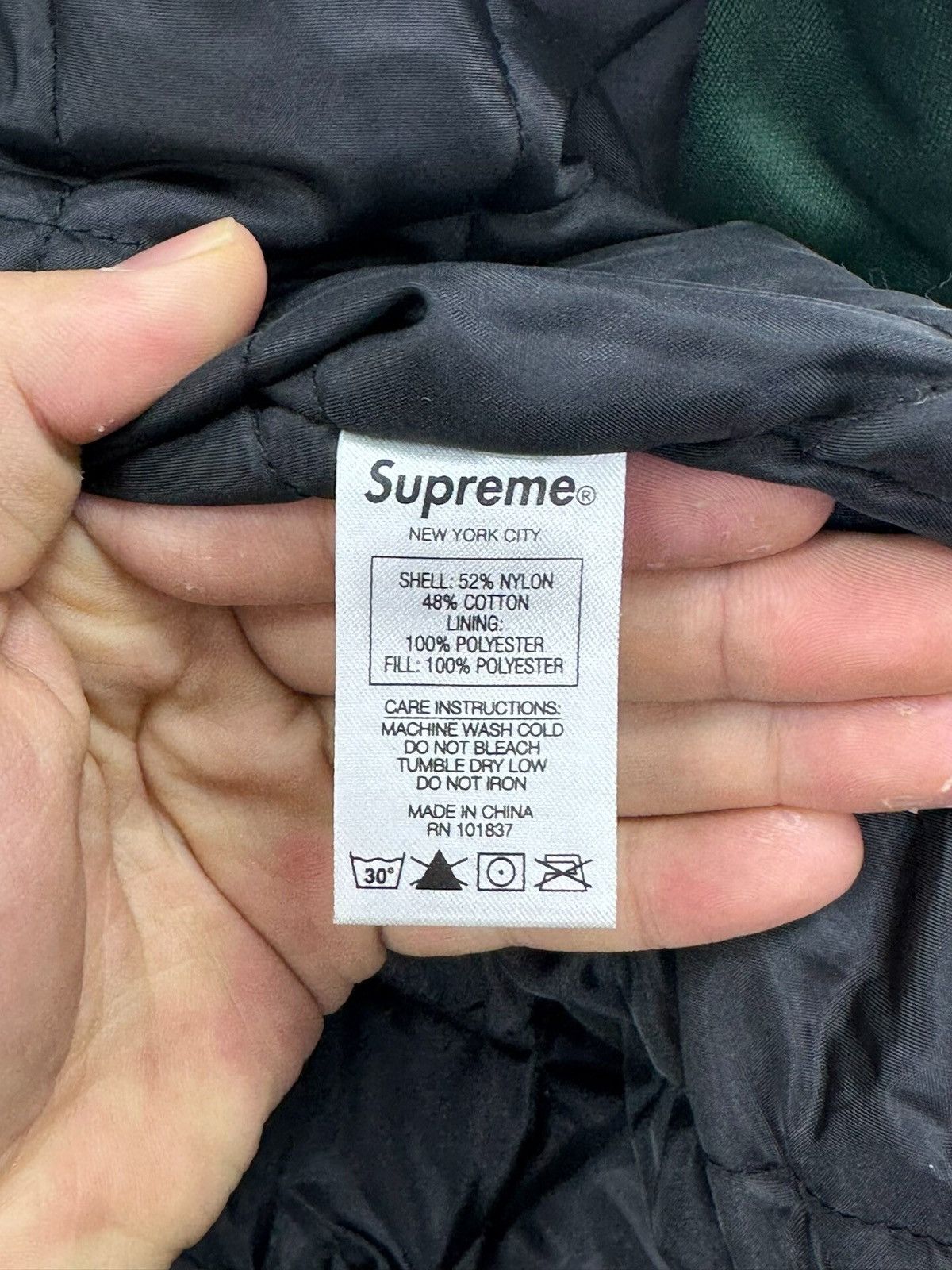 Supreme supreme 18ss reflective stripe work jacket Size US M / EU 48-50 / 2 - 4 Thumbnail