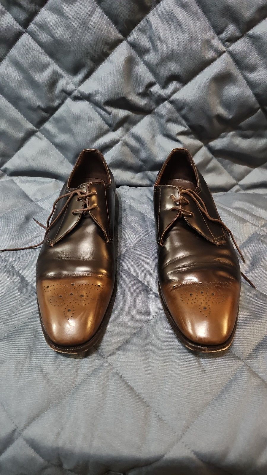 Burberry Ombre Effect Leather Oxford Size US 12 / EU 45 - 4 Thumbnail