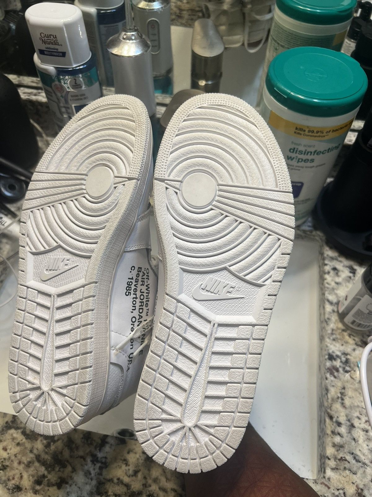 Jordan Brand × Nike 0ff-White Jordan 1 euro Size US 8.5 / EU 41-42 - 16 Thumbnail