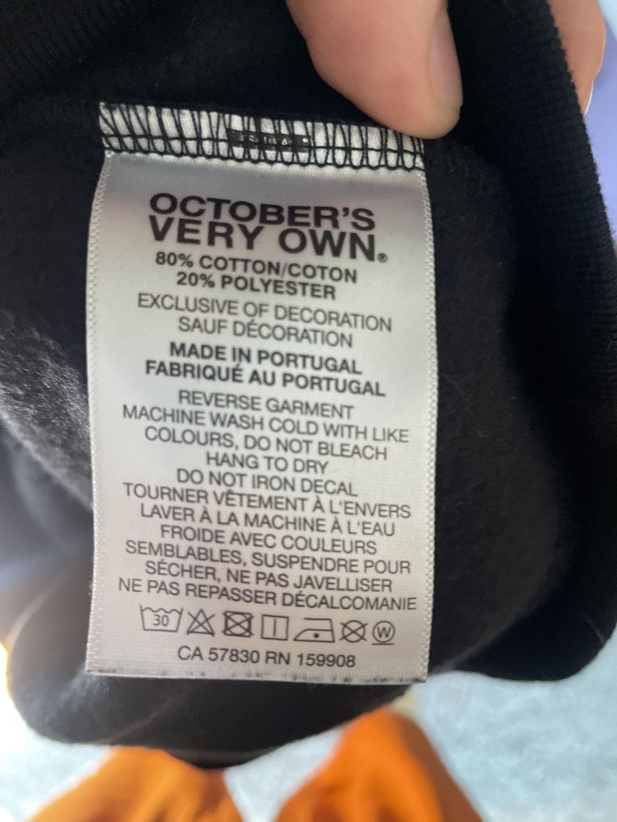 October's Very Own Black OVO Crewneck : Mini OG Size US L / EU 52-54 / 3 - 5 Thumbnail