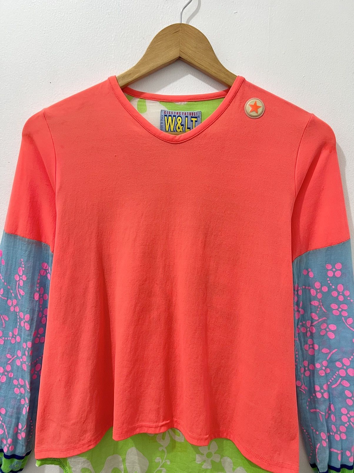 Walter Van Beirendonck 1997 Walter Van Beirendonck - Floral Tie Long Sleeve Size S / US 4 / IT 40 - 3 Thumbnail