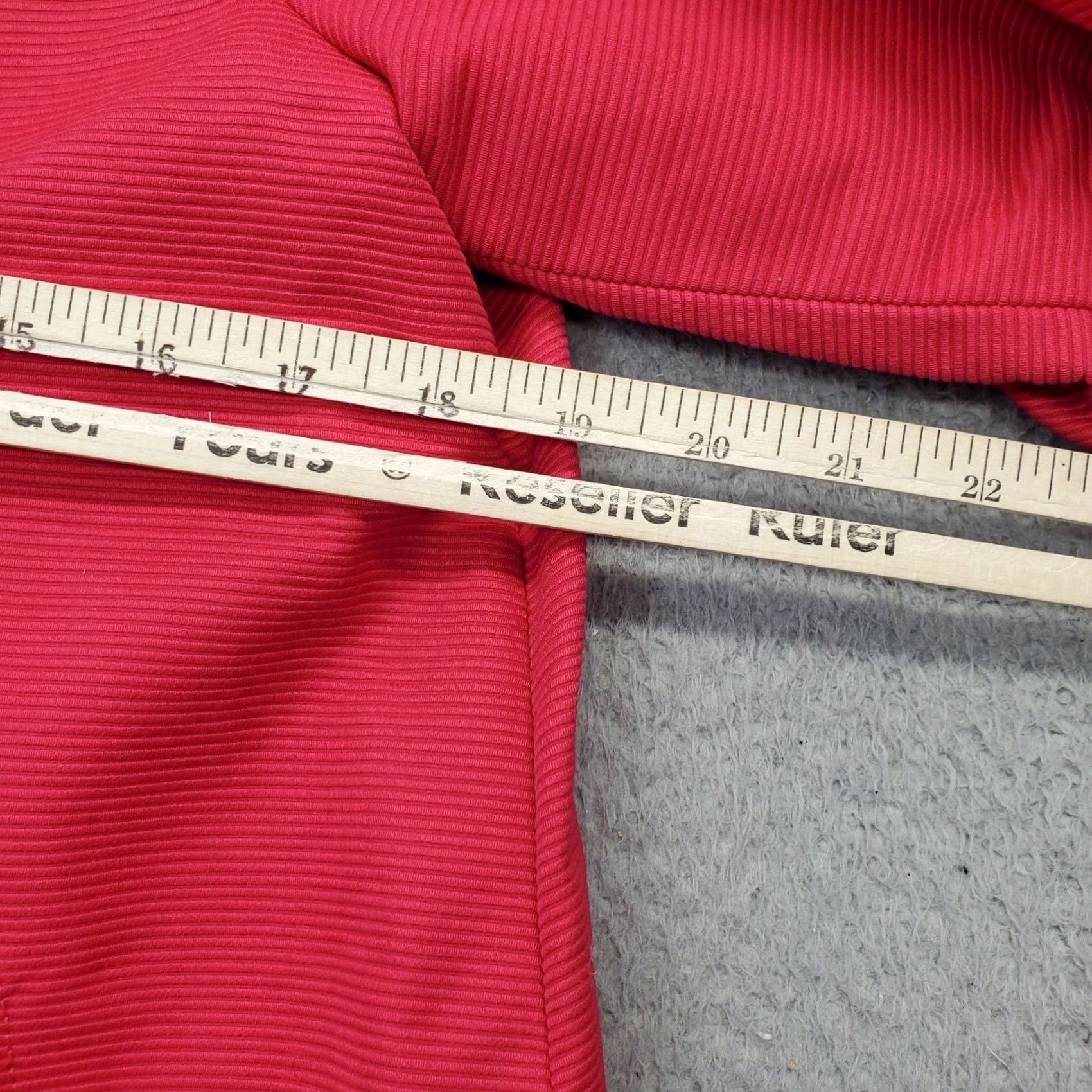 Talbots Talbots Jacket Women 14 Petite Pink 3/4 Sleeve Pockets Single Button Size XL / US 12-14 / IT 48-50 - 3 Thumbnail