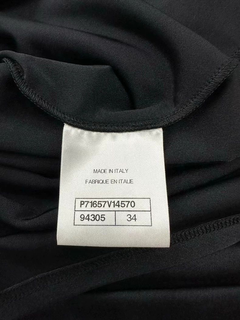 Chanel Chanel Hot diamond love black undershirt long sleeves Size XXS / US 00 / IT 34 - 5 Thumbnail