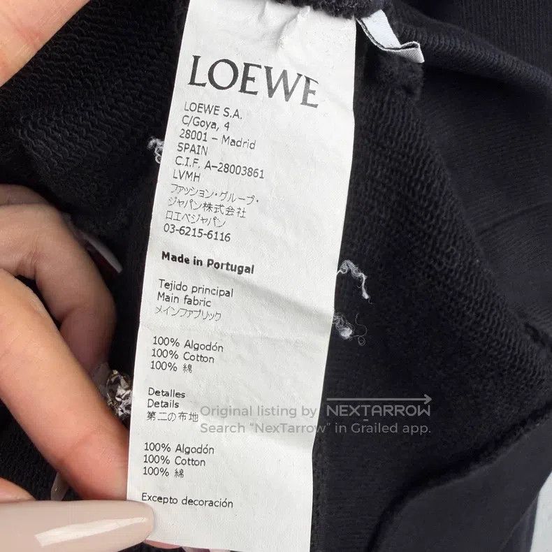 Loewe Loewe Embroidered Logo Sweatshirt Size M / US 6-8 / IT 42-44 - 4 Thumbnail