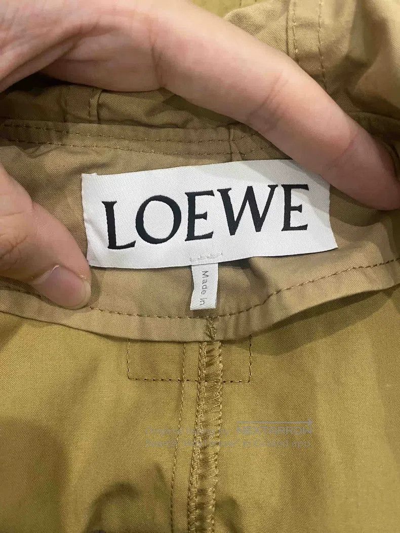 Loewe Loewe Long windbreaker with leather logo and color-blockin Size XS / US 0-2 / IT 36-38 - 6 Thumbnail