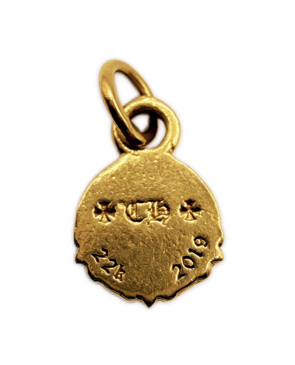Chrome Hearts Chrome Hearts 22k Gold Peace Sign Charm Pendant Size ONE SIZE - 2 Thumbnail
