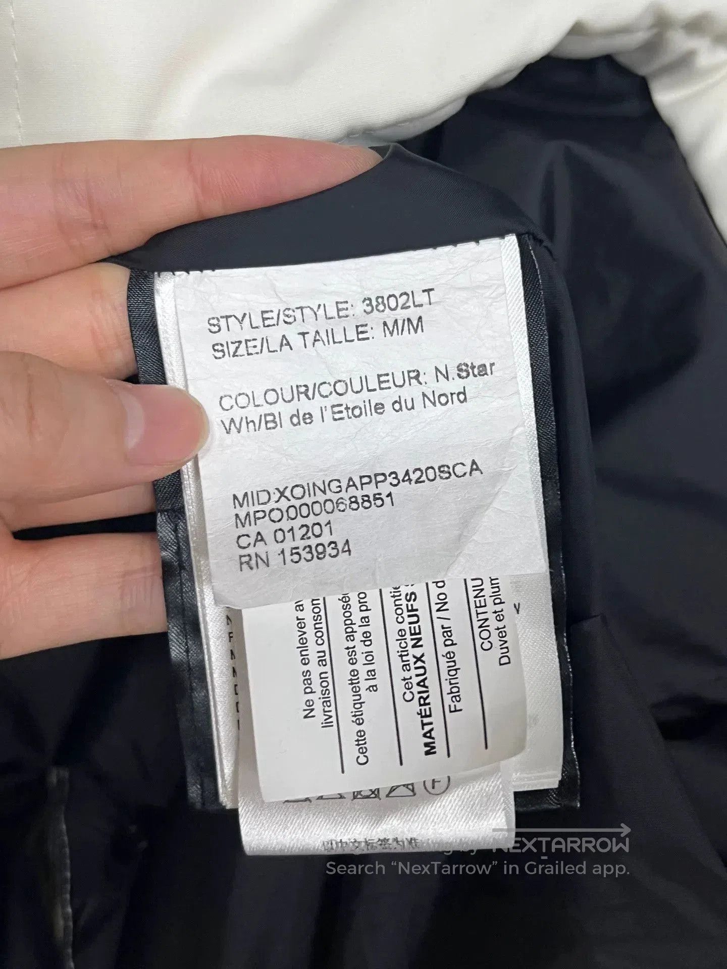 Canada Goose canada goose white down jacket size m. Size US M / EU 48-50 / 2 - 4 Thumbnail