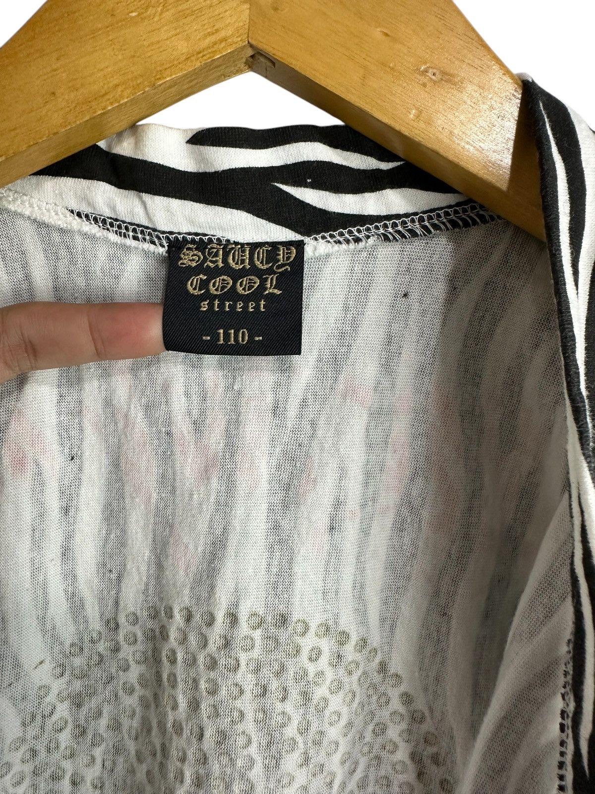 Beauty Beast STREET STUDDED GLITTER SKULL ZEBRA IFSIXWASNINE LGB STYLE Size S / US 4 / IT 40 - 9 Thumbnail