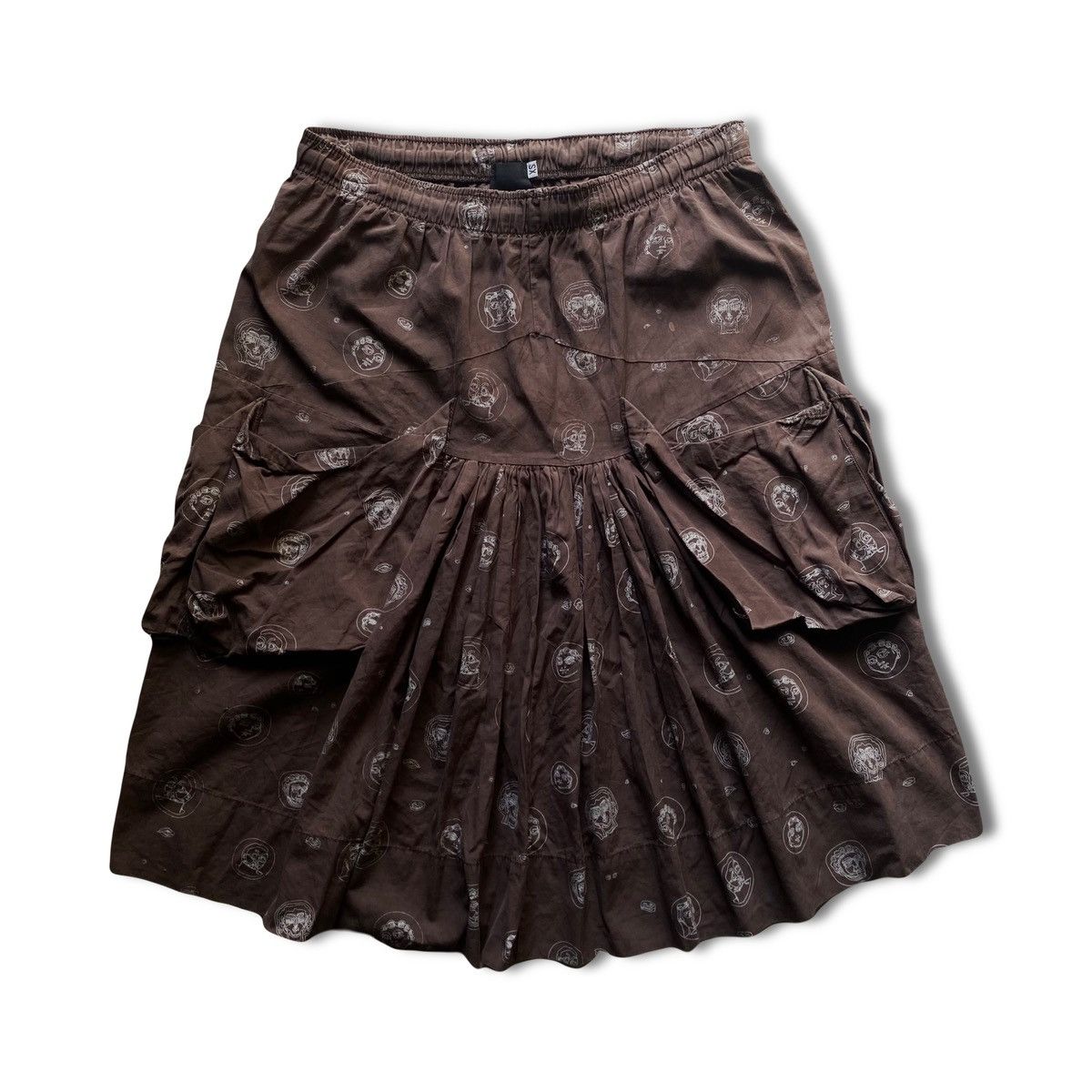 image of Bernhard Willhelm Mini Skirt in Brown, Women's (Size 34)