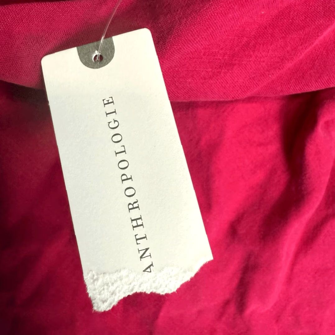 Anthropologie Cloth & Stone Anthropologie Women's Small Raspberry Red Sleeveless Top Tank S Red Womens Size S / US 4 / IT 40 - 4 Thumbnail