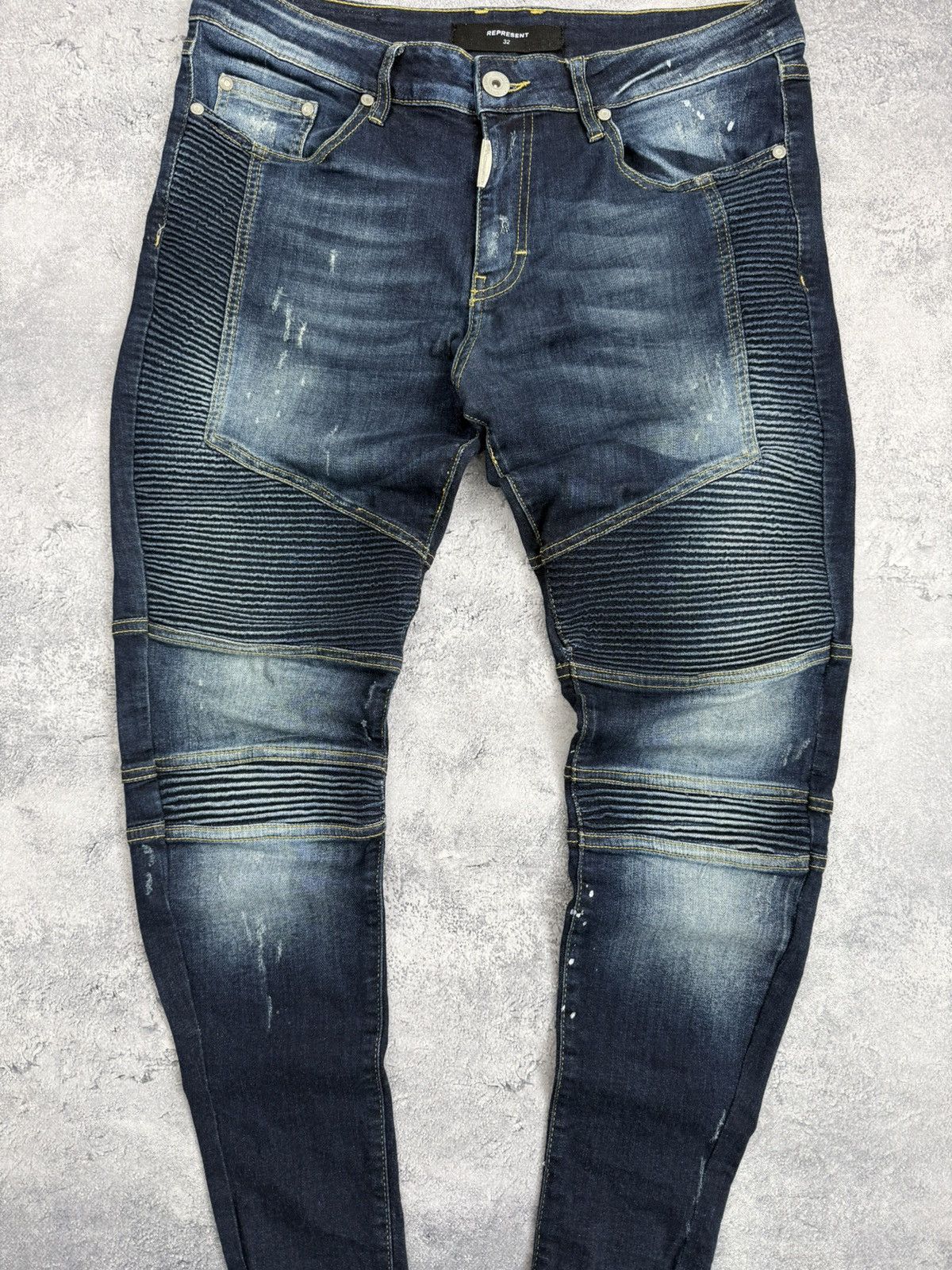 Represent Clo. Represent Biker Jeans Denim Pants Size US 32 / EU 48 - 8 Thumbnail
