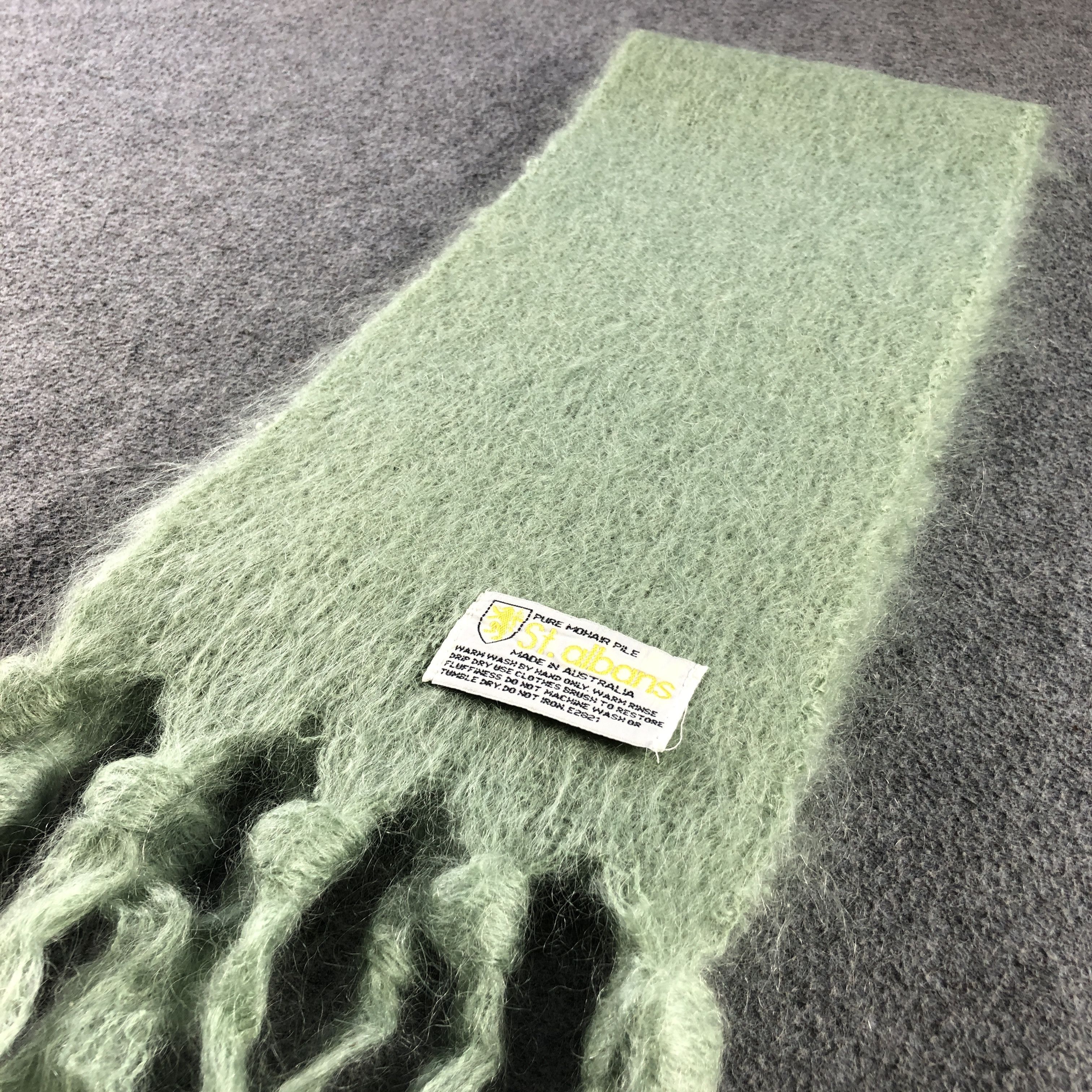 Vintage St Albans Mohair Scarf Muffler Neckwear V2939 Size ONE SIZE - 3 Thumbnail