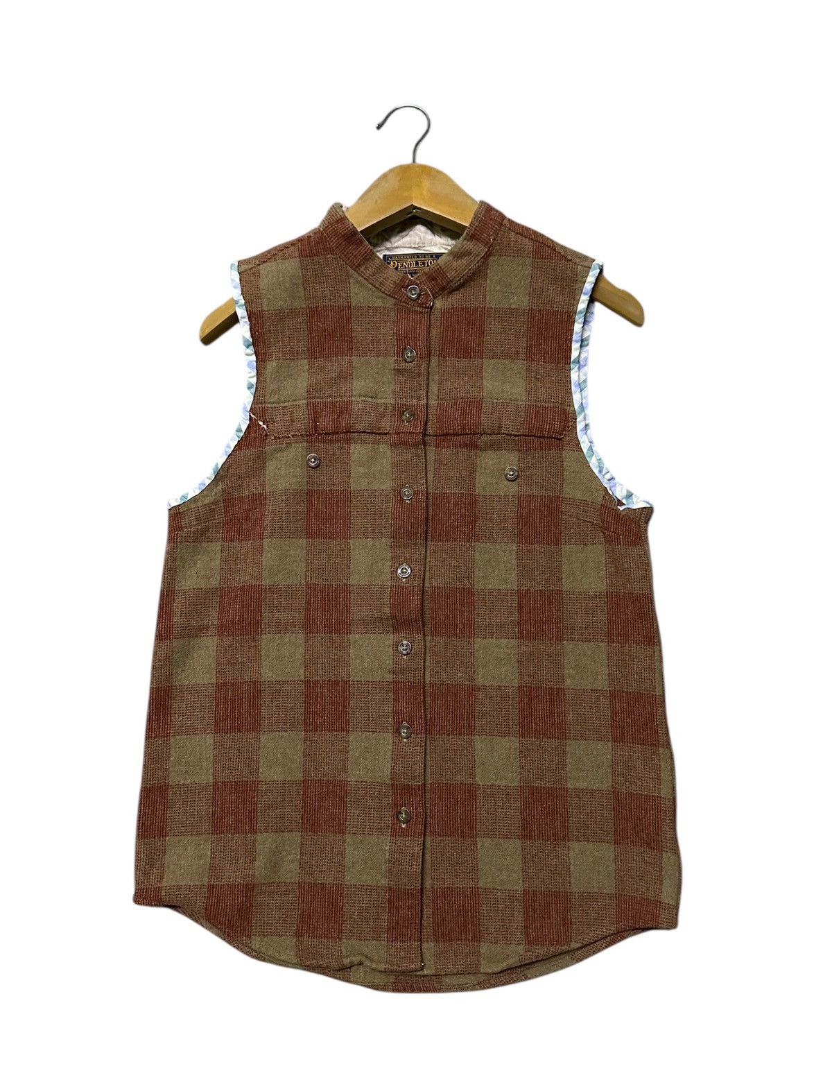Vintage Pendleton wool flannel vest