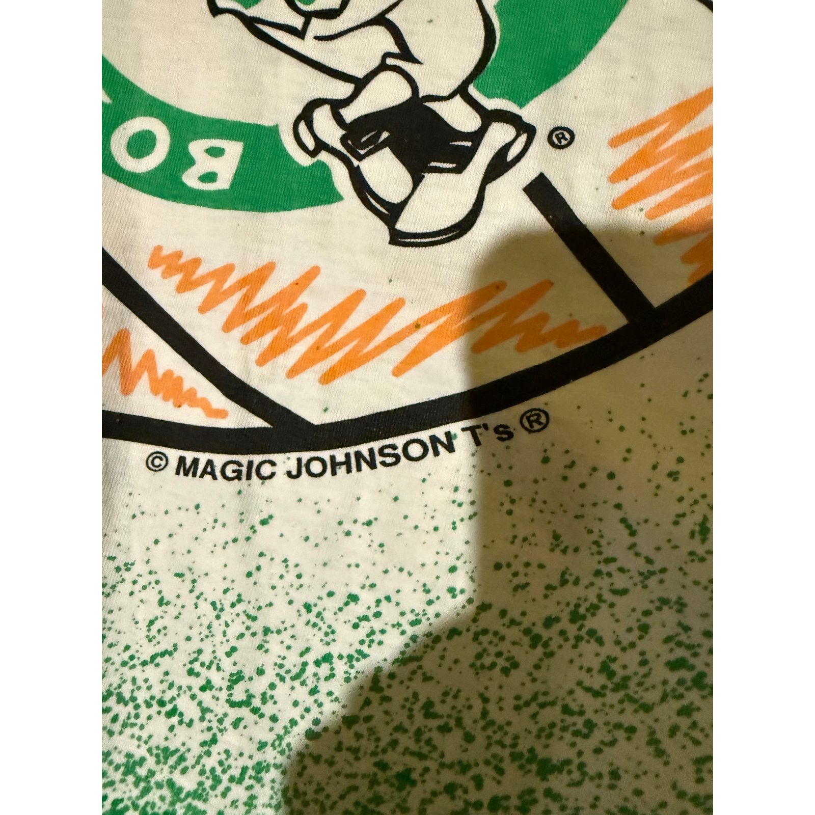 Other Vintage Boston Celtics Magic Johnson Tee size XL Size US XL / EU 56 / 4 - 2 Thumbnail