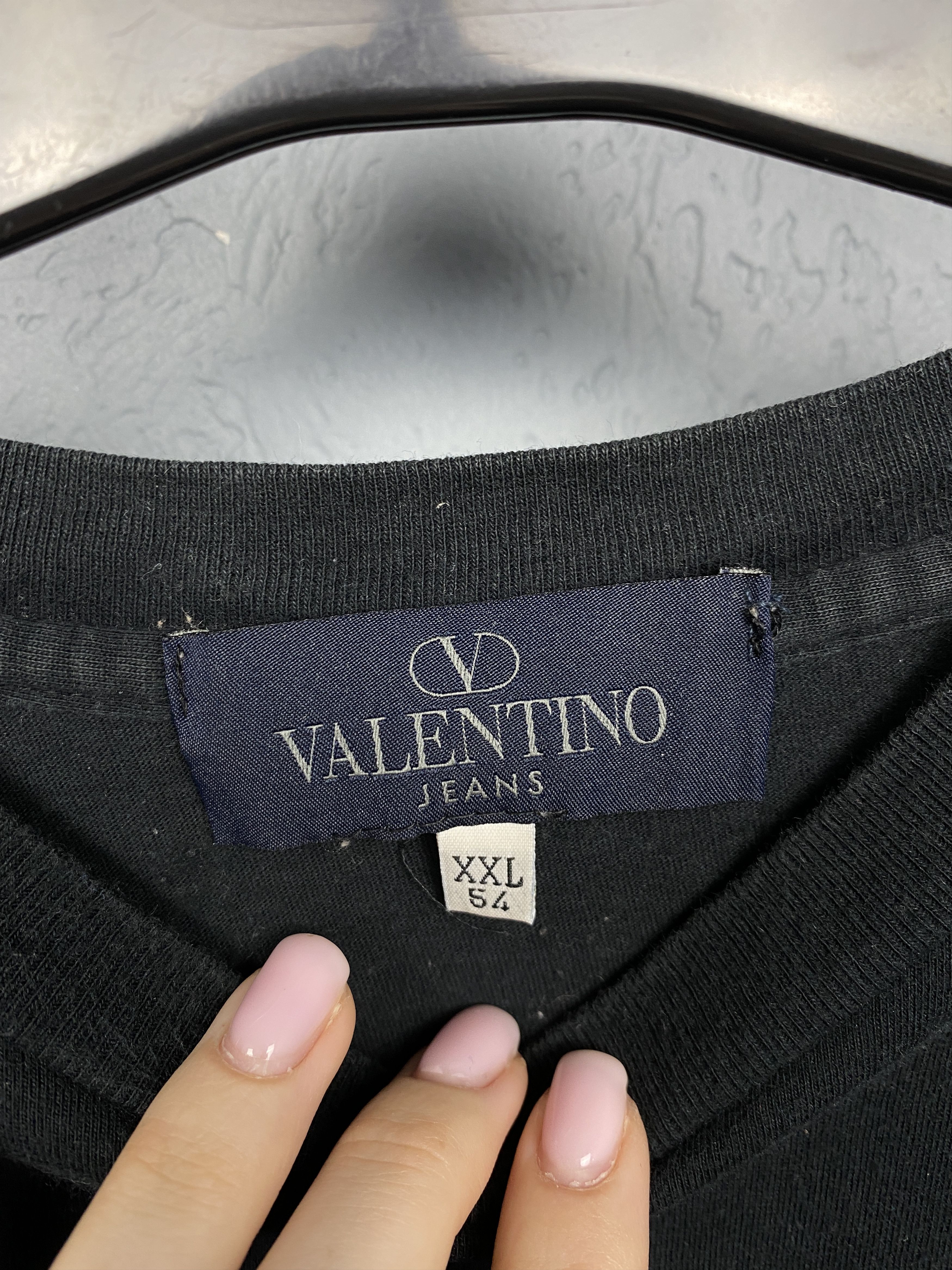 Valentino Valentino Jeans Vintage Mens Crew Neck T-Shirt Size US XXL / EU 58 / 5 - 4 Thumbnail