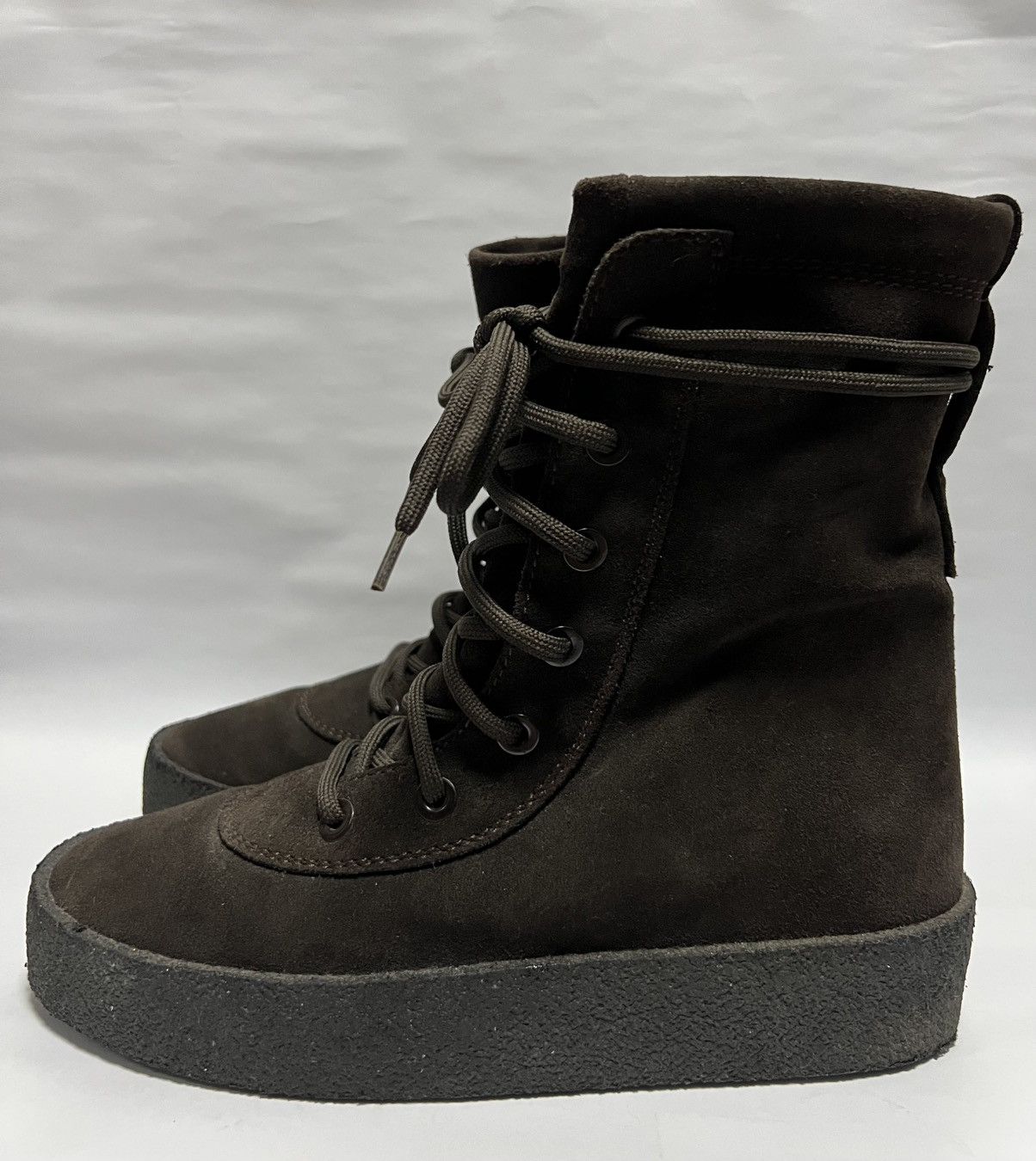 Yeezy Yeezy Season 2 - “Oil” Military Crepe Boots Size US 8 / EU 41 - 7 Thumbnail