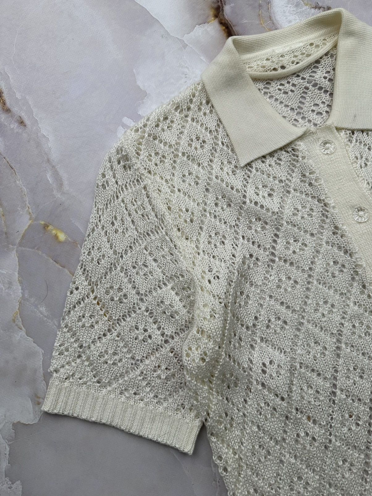 Japanese Brand Vintage Knit Polo Size US XS / EU 42 / 0 - 3 Thumbnail