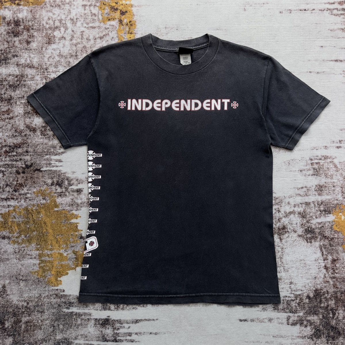 Italia Independent VINTAGE Y2K INDEPENDENT SKATE LOGO ALL OVER PRINT TEE Size US M / EU 48-50 / 2 - 2 Thumbnail