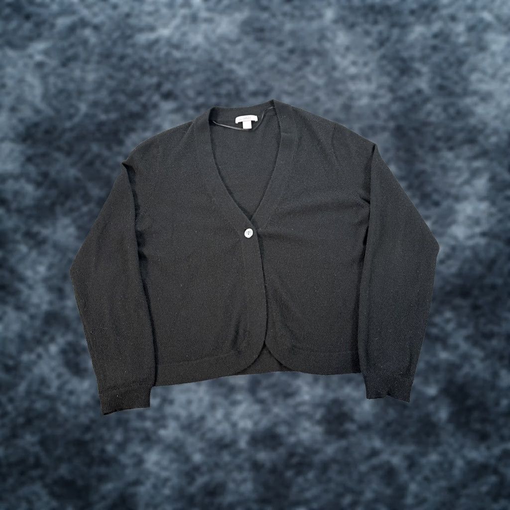 Charter Club Charter Club Cardigan Sweater Women's V-Neck 100% Cashmere Black Large L Cardigan Women Cashmere V-Neck Black Large Mens? Size L / US 10 / IT 46 - 1 Thumbnail