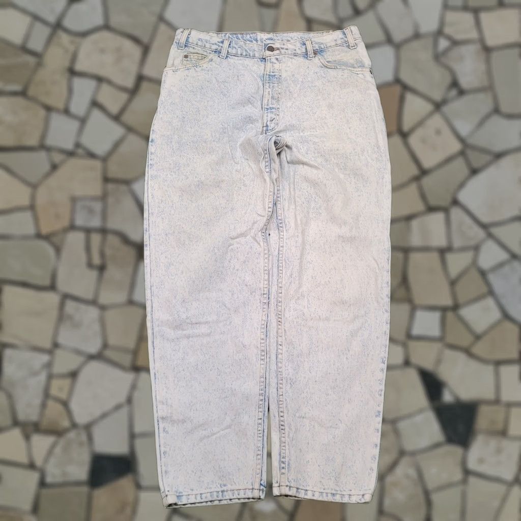 Levi's VTG Levis 550 Jeans Mens 36x30 Baggy Acid Wash 80s Orange Tab Tapered Relaxed Fit 5-Pocket Denim Streetwear Grunge Skate Hip Hop Boys Mens Size US 36 / EU 52 - 1 Thumbnail