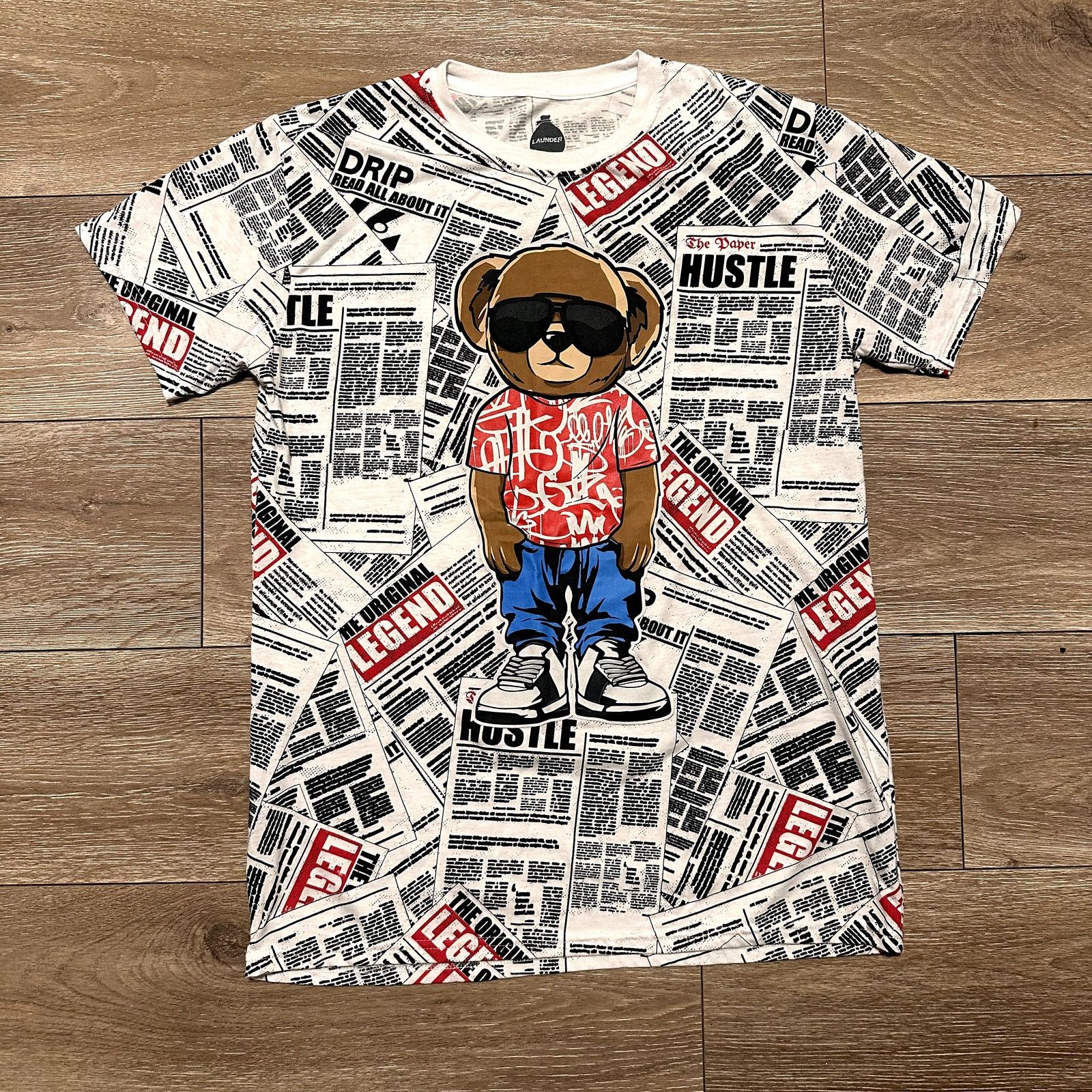 Other Launder Cool Bear White & Black T Shirt Size Large Size US L / EU 52-54 / 3 - 1 Thumbnail