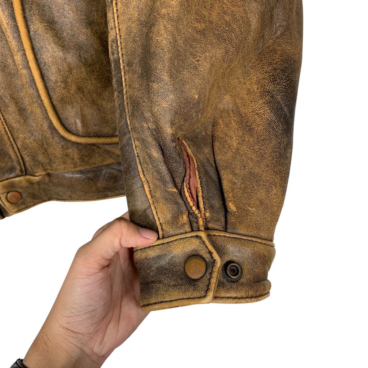 Japanese Brand Japanese Brand Motorcycle Riding Leather Jacket Size US M / EU 48-50 / 2 - 13 Thumbnail