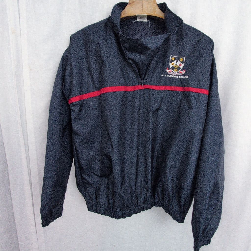 Vintage St Columba's College English School Nylon Jacket XL Size US XL / EU 56 / 4 - 1 Thumbnail