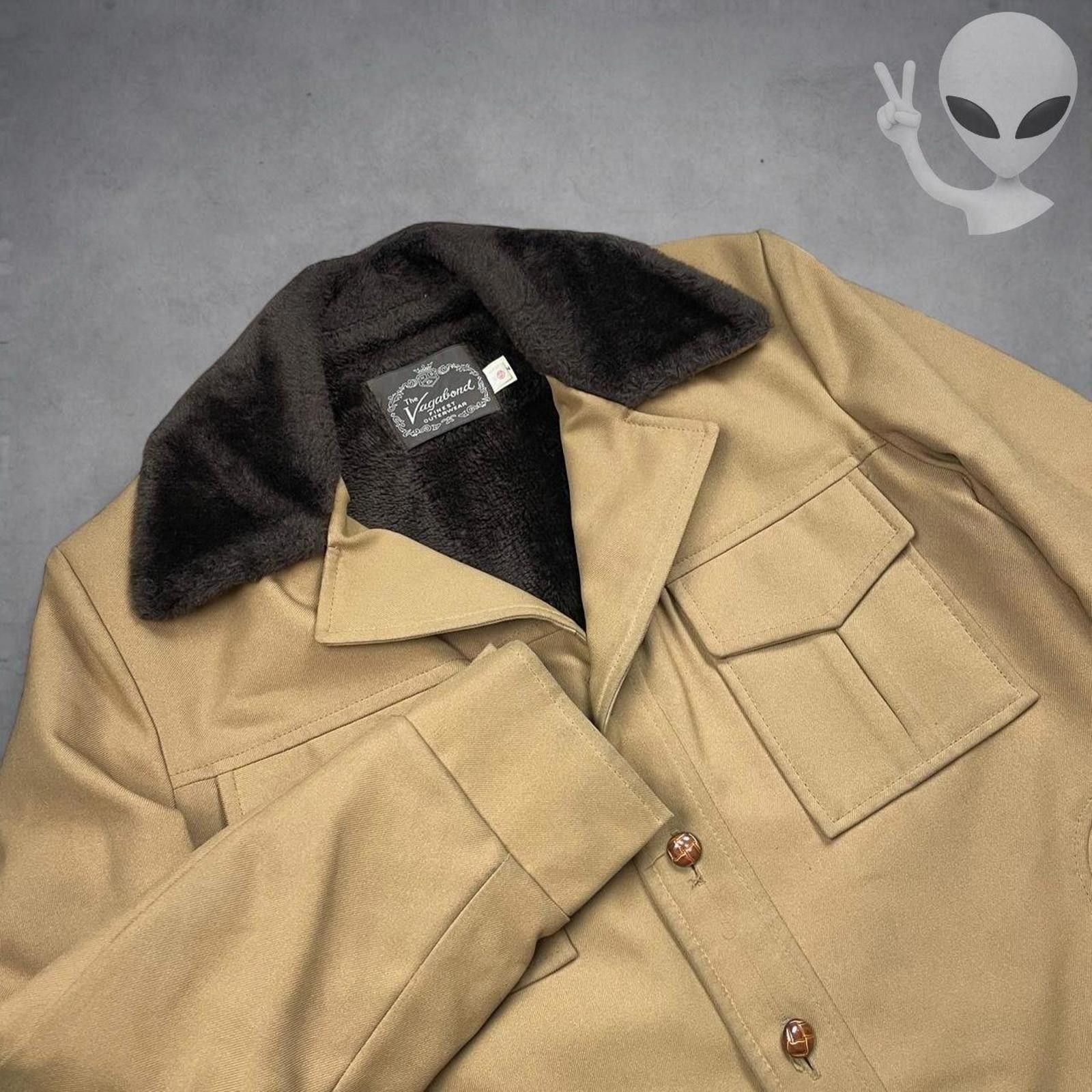 Vagabond 70s The Vagabond Rich Sher Coat 42 Sherpa Lined Collar USA Size US L / EU 52-54 / 3 - 2 Thumbnail