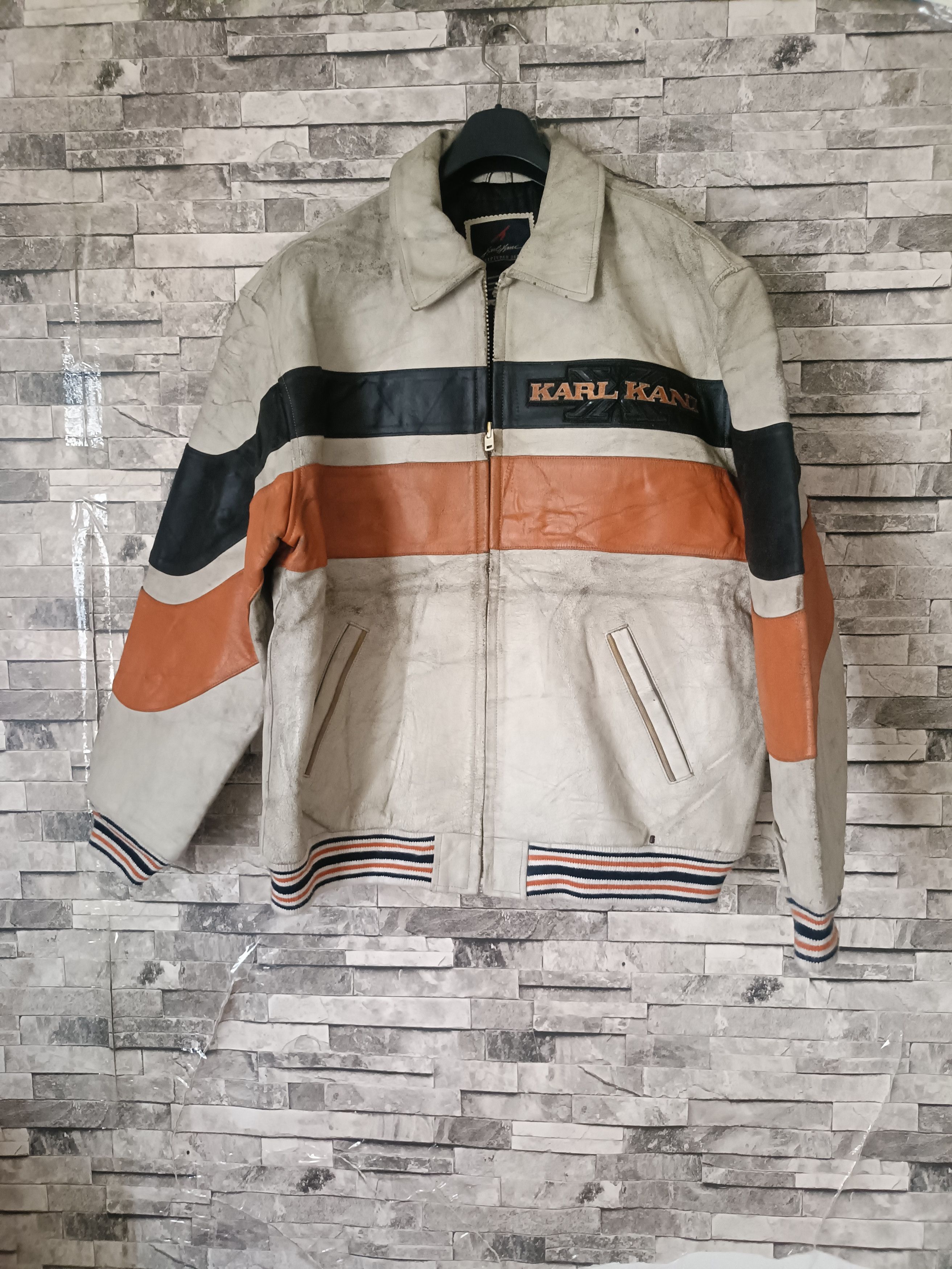 Karl Kani Vintage Karl Kani oversized full grain leather jacket Size US XL / EU 56 / 4 - 3 Thumbnail