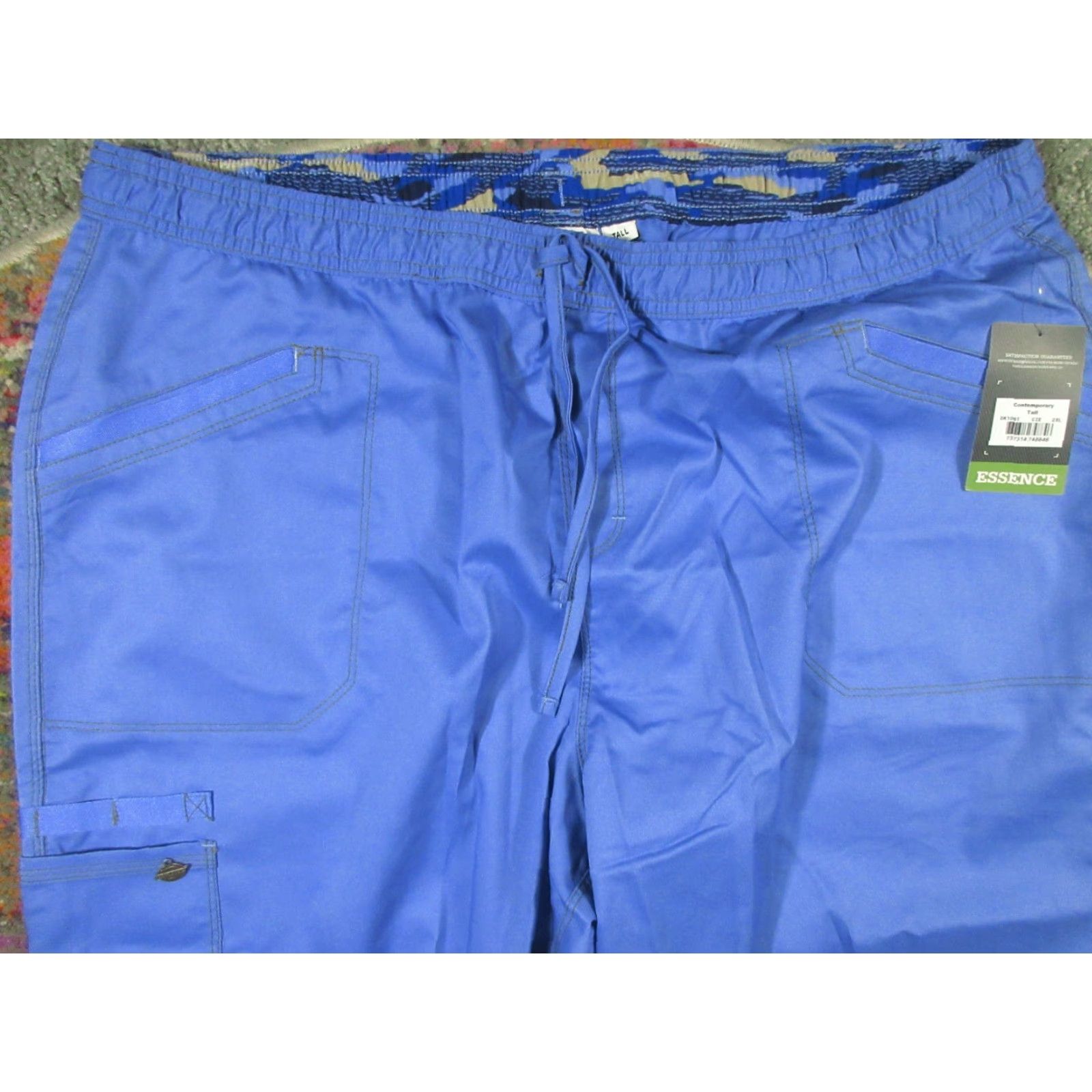 Dickies Dickies Scrub Pants Unisex 2XL Blue Essence Contemporay Mid Rise Drawstring N ew Size US 39 - 4 Thumbnail