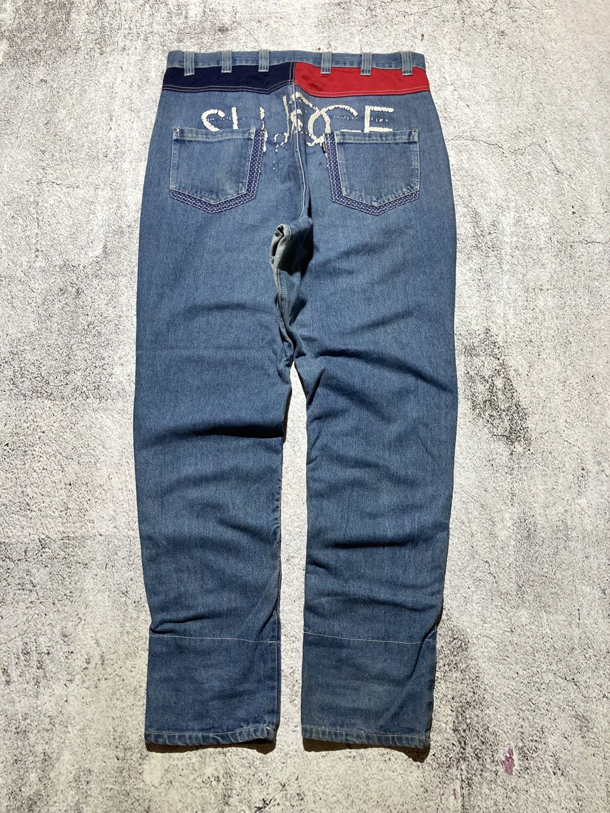 Japanese Brand 2000s B One Soul Japanese Double Waist Carrot Jeans Pant Lgb Size US 37 - 13 Thumbnail