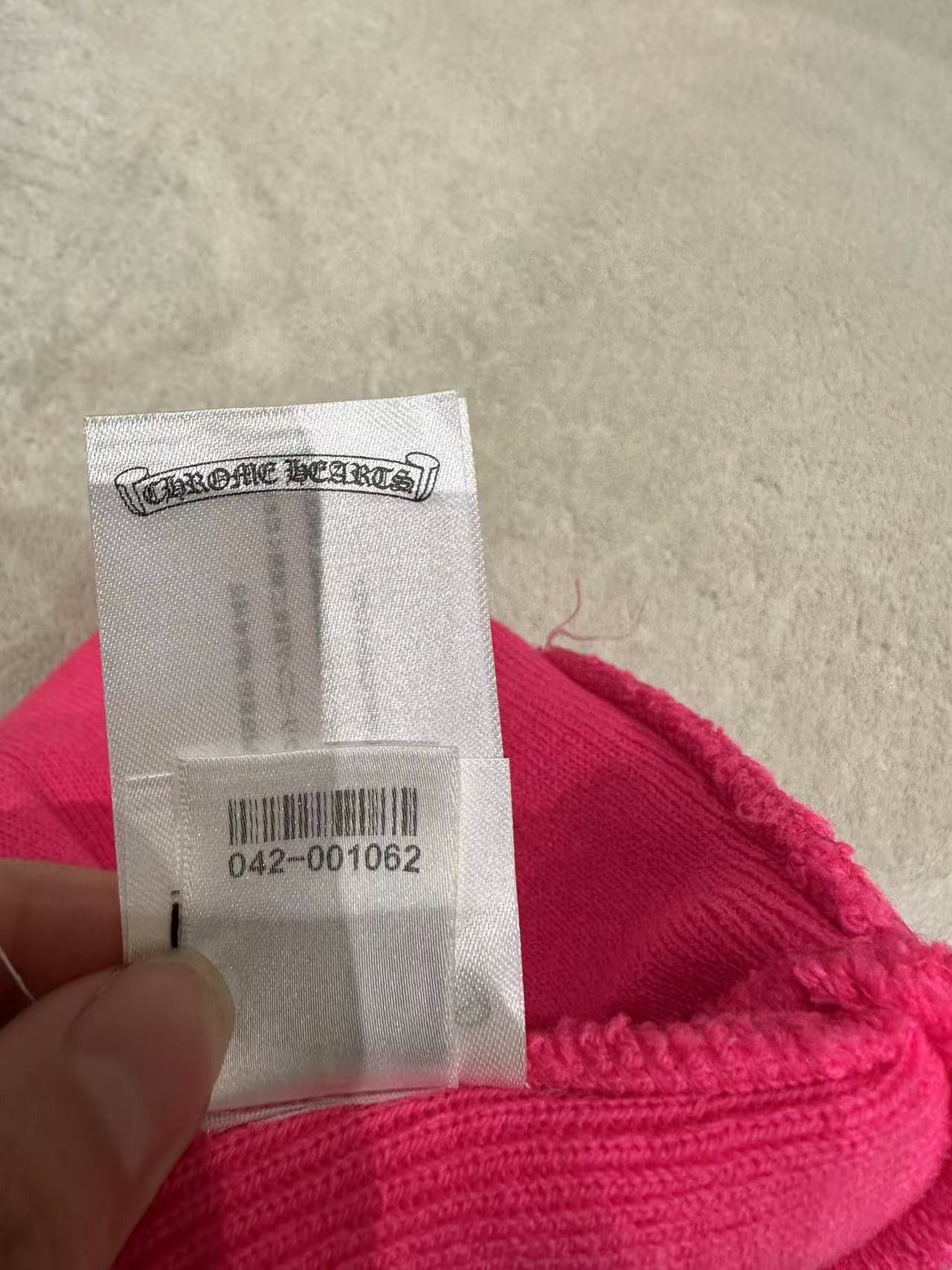 Chrome Hearts Chrome Hearts CH Logo Embroidered Pink Beanie Size ONE SIZE - 8 Thumbnail