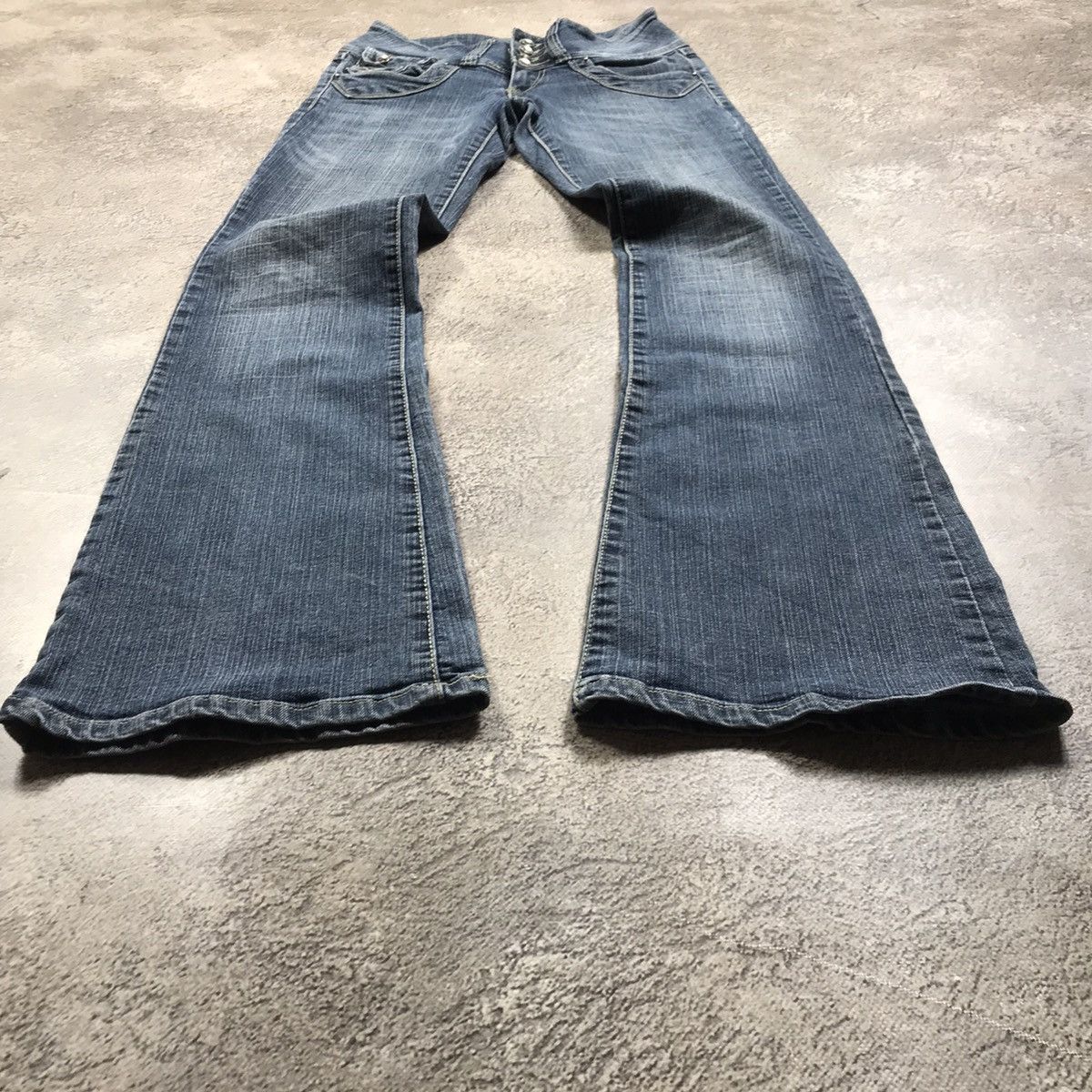 Japanese Brand Vintage Faded Japan 90s Distressed Denim Jeans Spring Pants Size 25" / US 0 / IT 36 - 1 Thumbnail