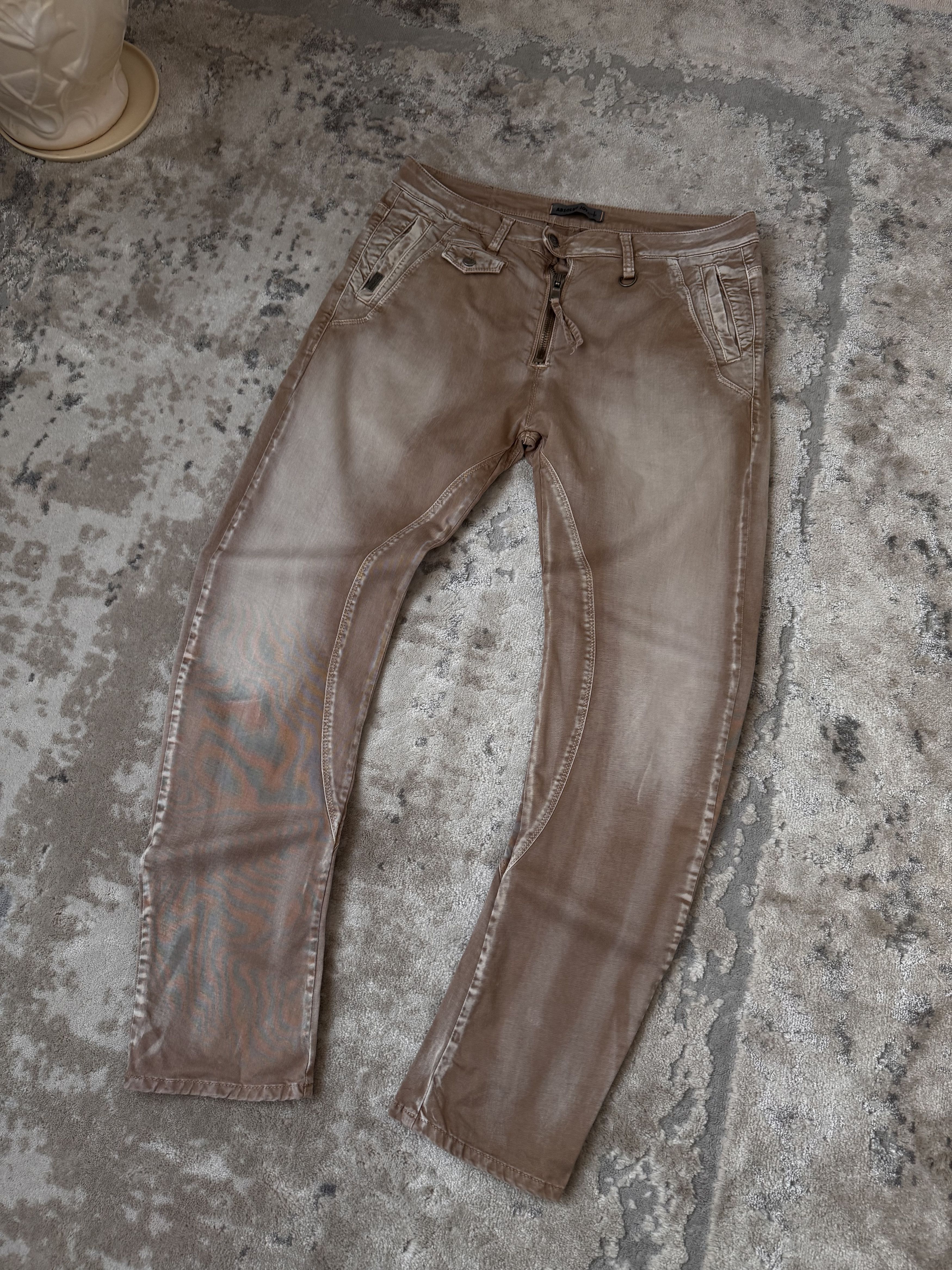 Absolut Joy Vintage Absolut Joy Rare Brown Luxury Italian Denim Jeans Size US 34 / EU 50 - 4 Thumbnail