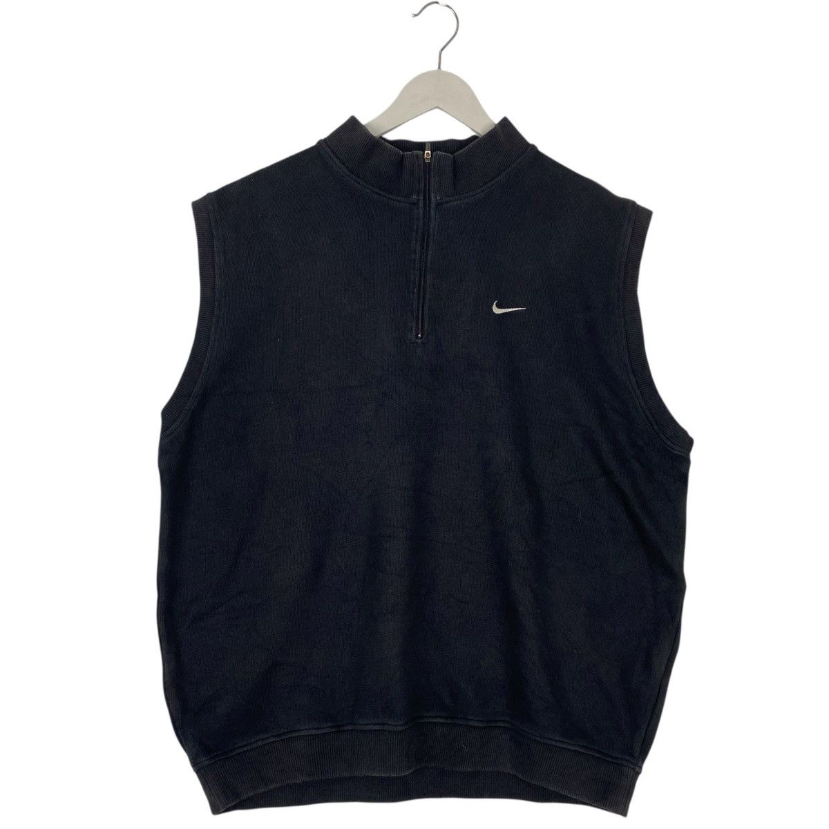 Other Vintage Nike Swoosh Half Zip Sleeveless Sweatshir Small Logo Size US M / EU 48-50 / 2 - 1 Thumbnail