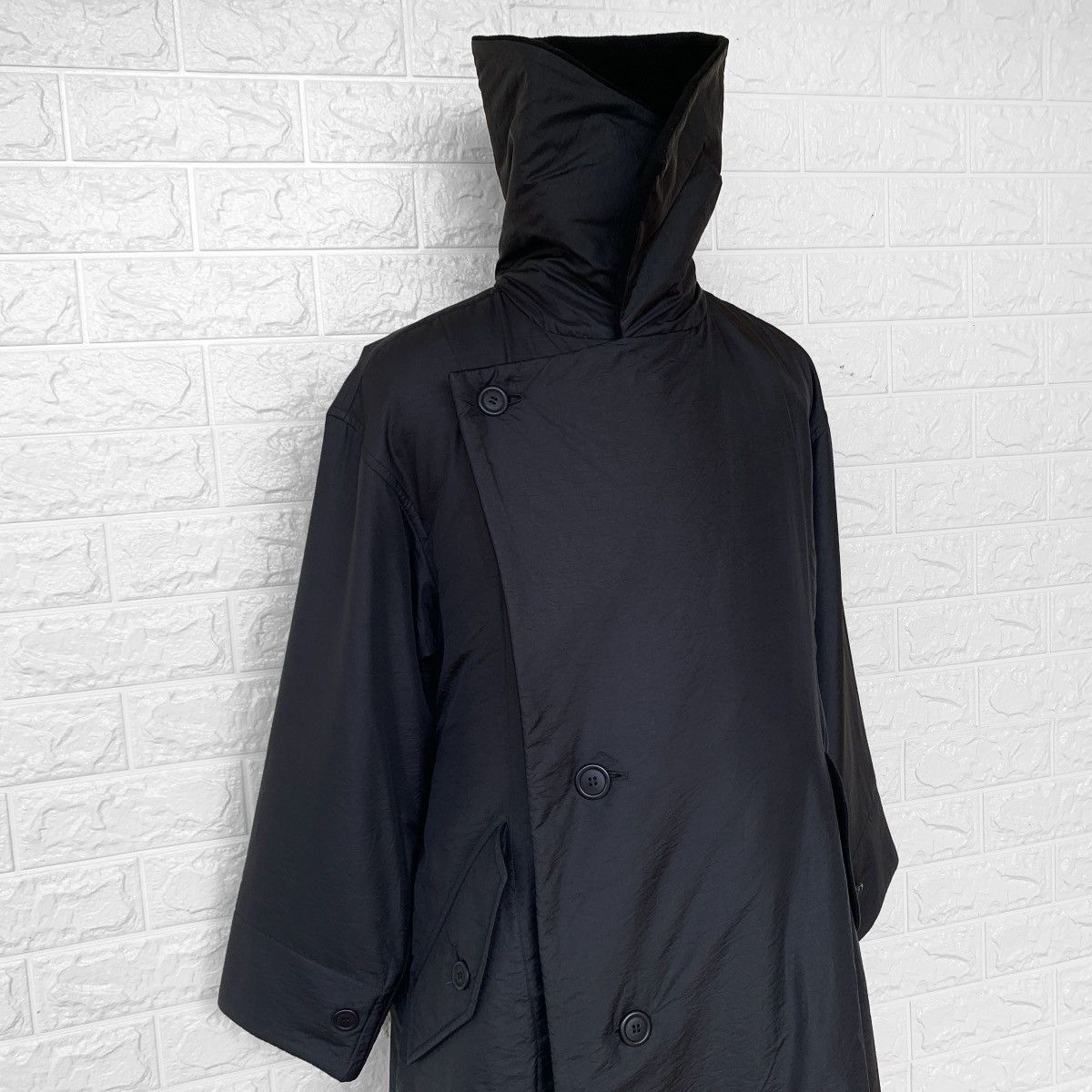 Issey Miyake Issey Miyake Windcoat Nylon Reversible Long Jacket Size US L / EU 52-54 / 3 - 7 Thumbnail