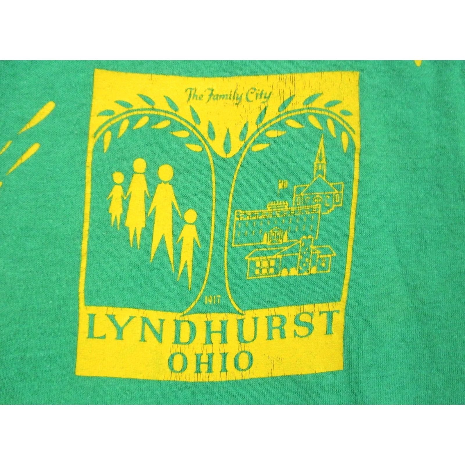 Vintage VINTAGE 80s LYNDHURST OHIO FAMILY CITY HOME DAYS T-Shirt XS Men Size US XS / EU 42 / 0 - 5 Thumbnail