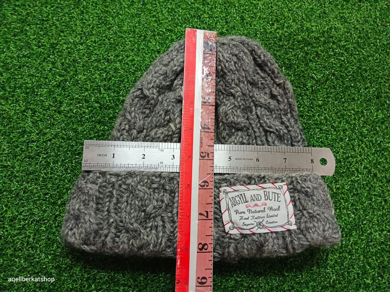 Japanese Brand ARGYLL AND BITE KNITTED handmade Beanie Size ONE SIZE - 4 Thumbnail