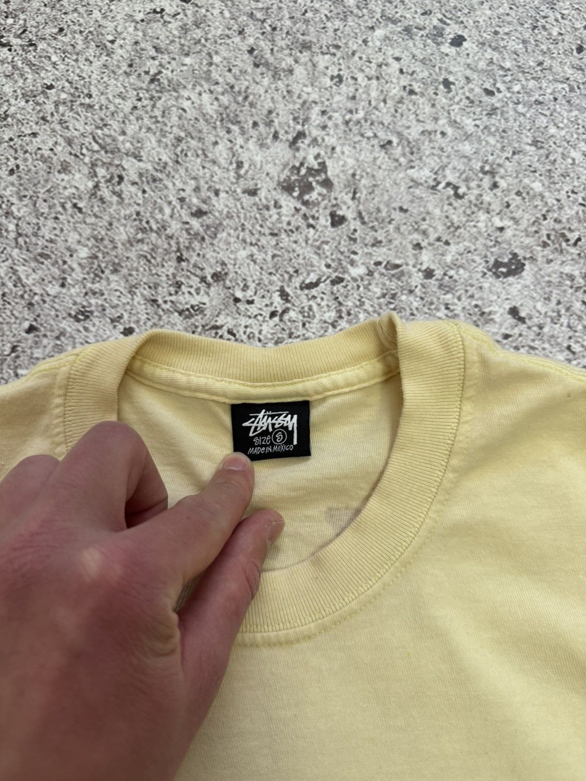Stussy × Vintage Vintage 90’s Stussy Psychedelic Made In USA T-Shirt Y2K Hype Size US S / EU 44-46 / 1 - 9 Thumbnail