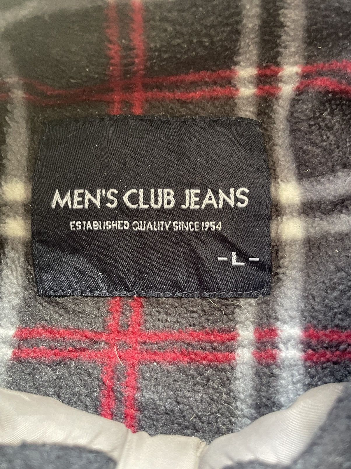 Japanese Brand Mens Club Jeans Quilted Jacket Size US L / EU 52-54 / 3 - 7 Thumbnail
