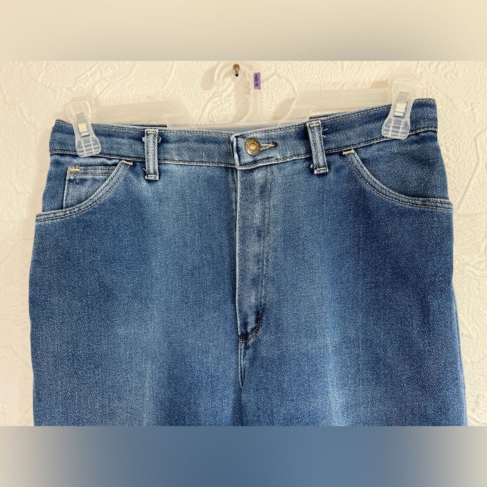 Wrangler VINTAGE Wrangler Jeans 14 Misses Straight Made in USA 30x27 Size 30" / US 8 / IT 44 - 5 Thumbnail